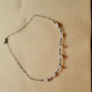 Rose quartz necklace